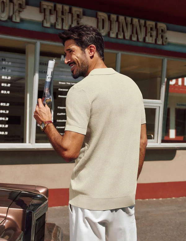 Comfy Knit Polo Shirt