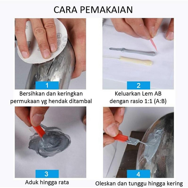 Super Strength Metal Repair Glue