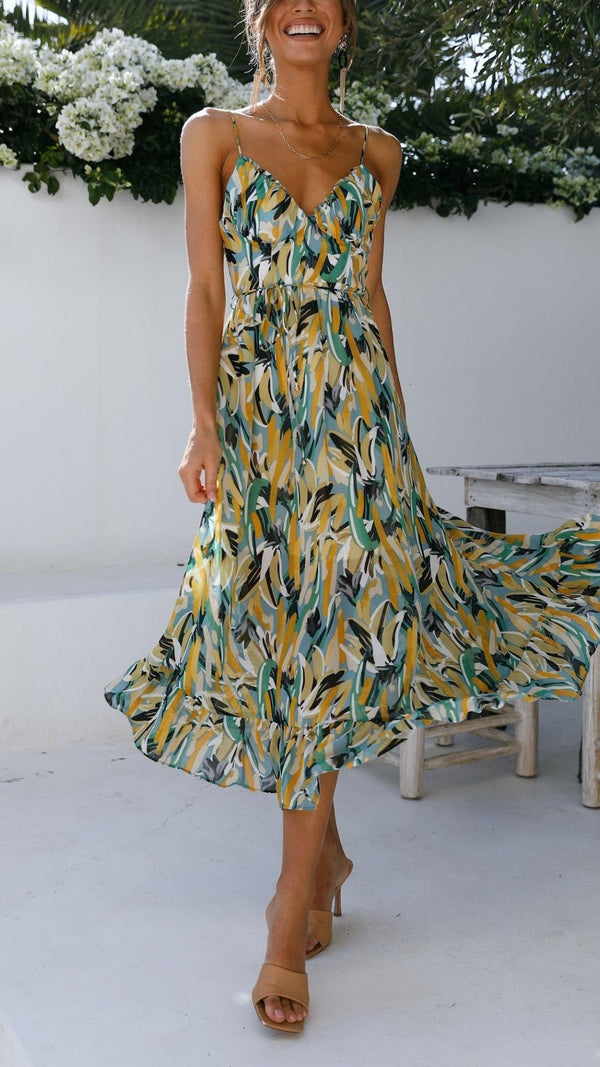 Vibrant Summer Maxi Dress
