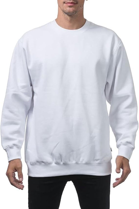 Men's Crewneck Sweatshirt Plain Sweatshirts Athletic Workout Sweat Shirts Soft Long Sleeve Pullover Shirt