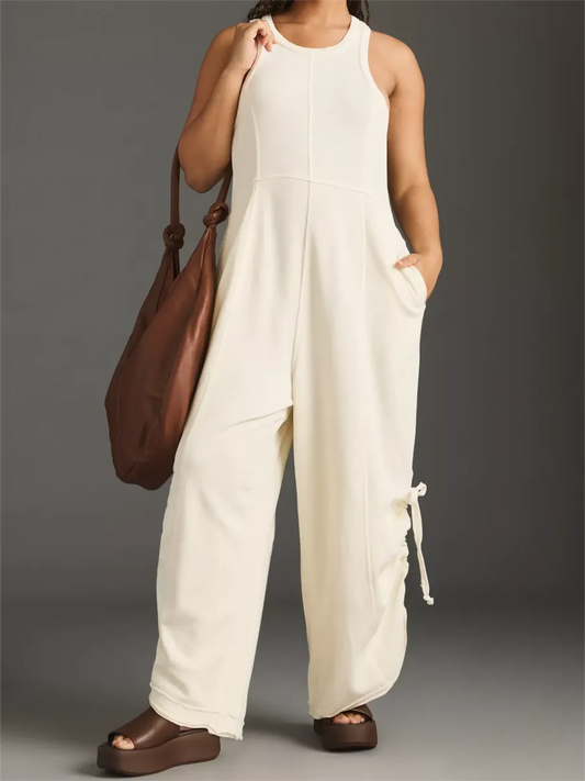 All-Day Cool Linen Jumpsuit